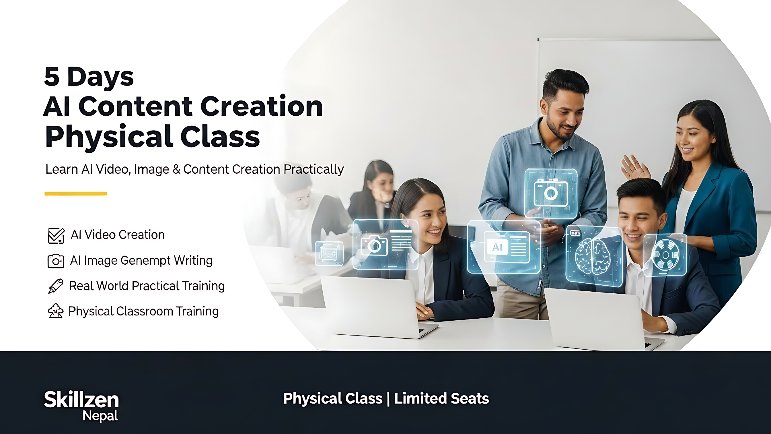 5 Days AI Content Creation Physical Class